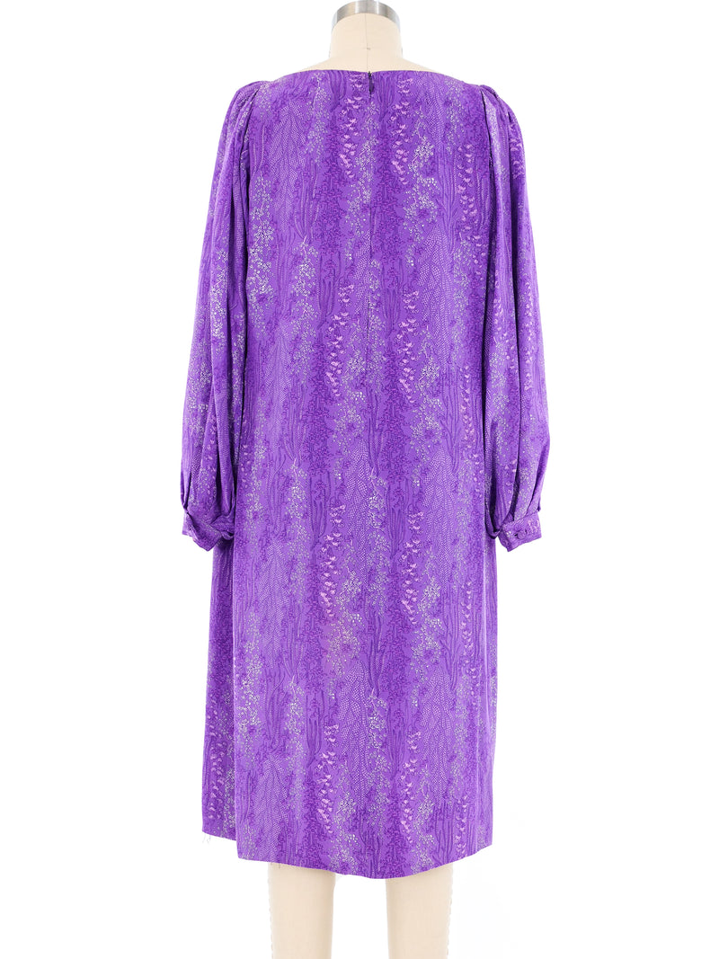 Amethyst Floral Midi Dress Dress arcadeshops.com