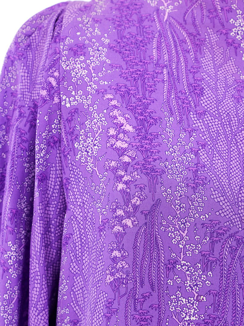 Amethyst Floral Midi Dress Dress arcadeshops.com