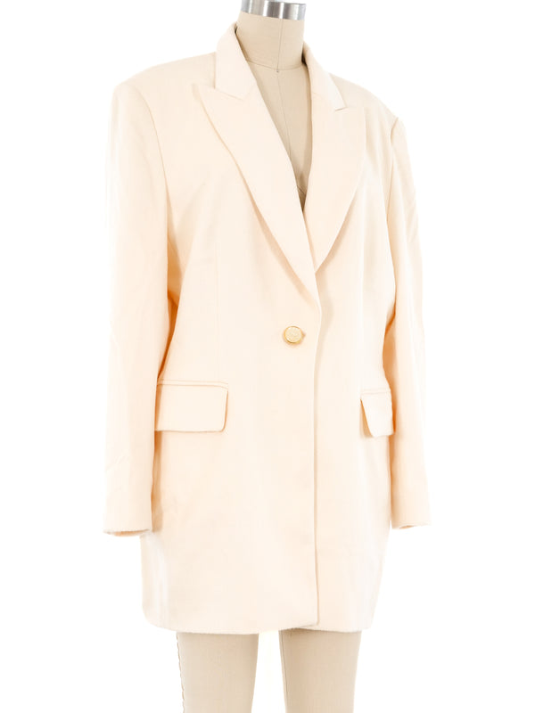 Escada Ivory Angora Jacket Jacket arcadeshops.com