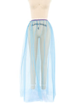 1950's Blue Tulle Skirt Bottom arcadeshops.com