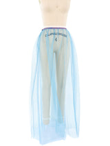 1950's Blue Tulle Skirt Bottom arcadeshops.com