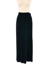 Yves Saint Laurent Pleated Maxi Skirt Bottom arcadeshops.com