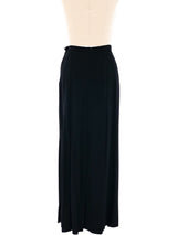 Yves Saint Laurent Pleated Maxi Skirt Bottom arcadeshops.com
