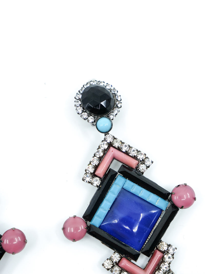 Lawrence Vrba Glass Bead Chandelier Earrings Accessory arcadeshops.com