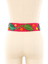 Yves Saint Laurent Soutache Leaf Belt Accessory arcadeshops.com