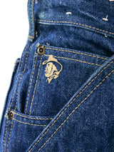 Kenny Rogers Fringed Chaps Style Denim Bottom arcadeshops.com