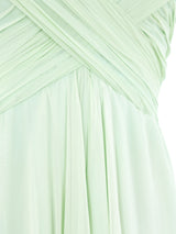 Bob Mackie Strapless Chiffon Gown Dress arcadeshops.com