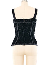 Dolce and Gabbana Deconstructed Lace Bustier Top arcadeshops.com
