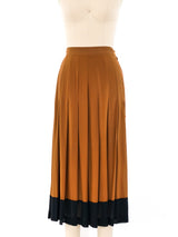Christian Dior Pleated Silk Skirt Bottom arcadeshops.com