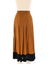Christian Dior Pleated Silk Skirt Bottom arcadeshops.com