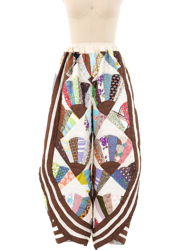 Patchwork Quilted Pants Bottom arcadeshops.com