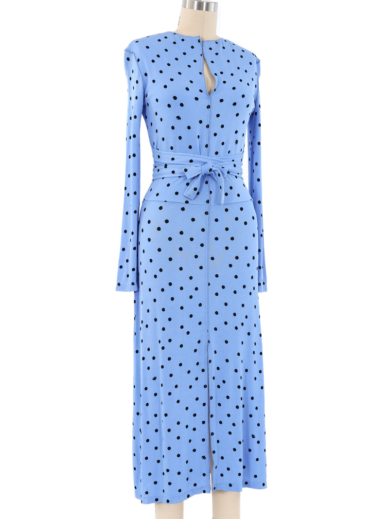 Nina Ricci Polka Dot Jersey Dress Dress arcadeshops.com