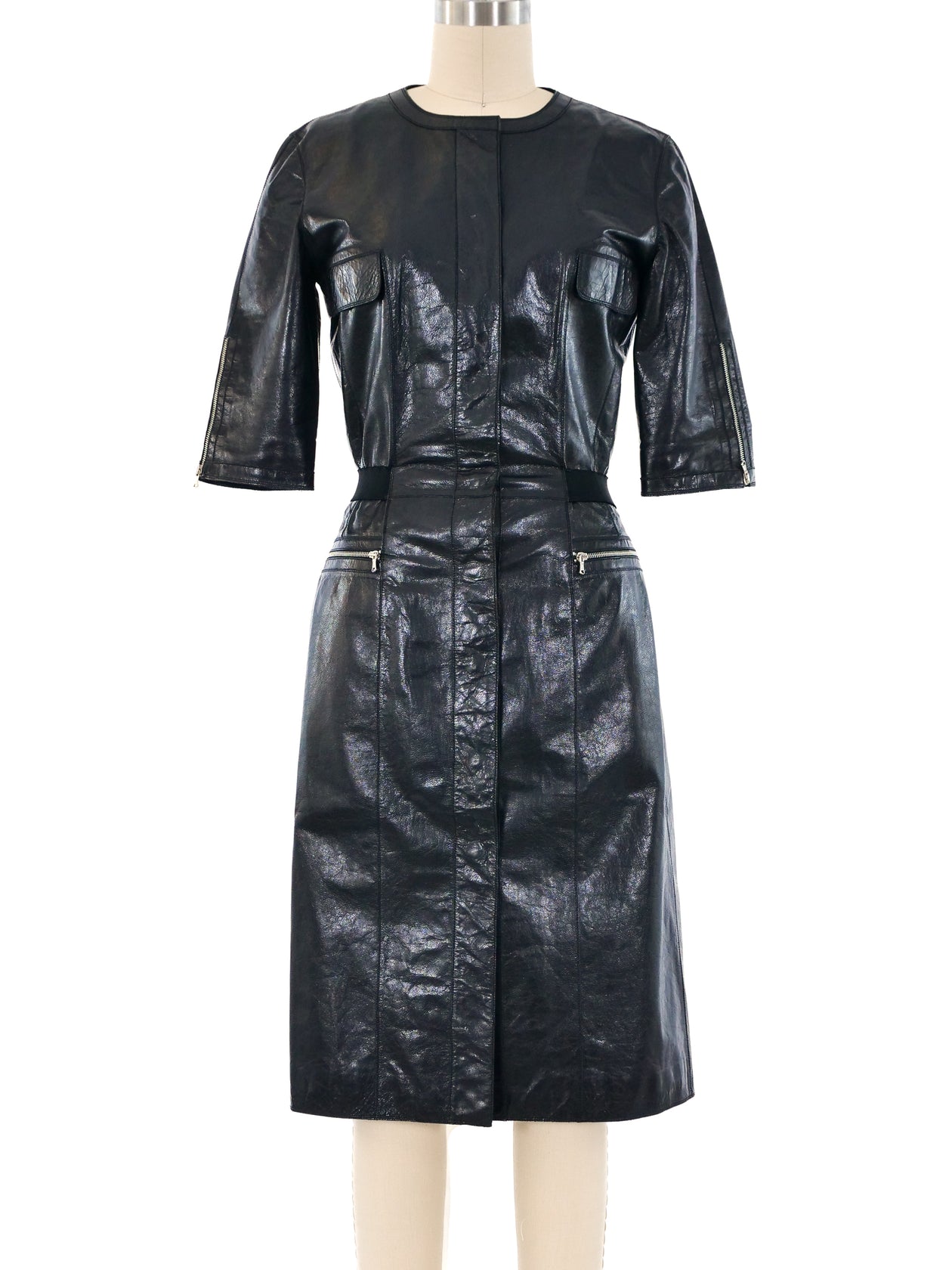 Loewe Leather Utility Dress