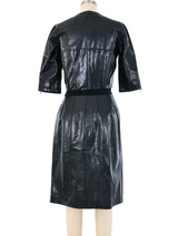 Loewe Leather Utility Dress Dress arcadeshops.com