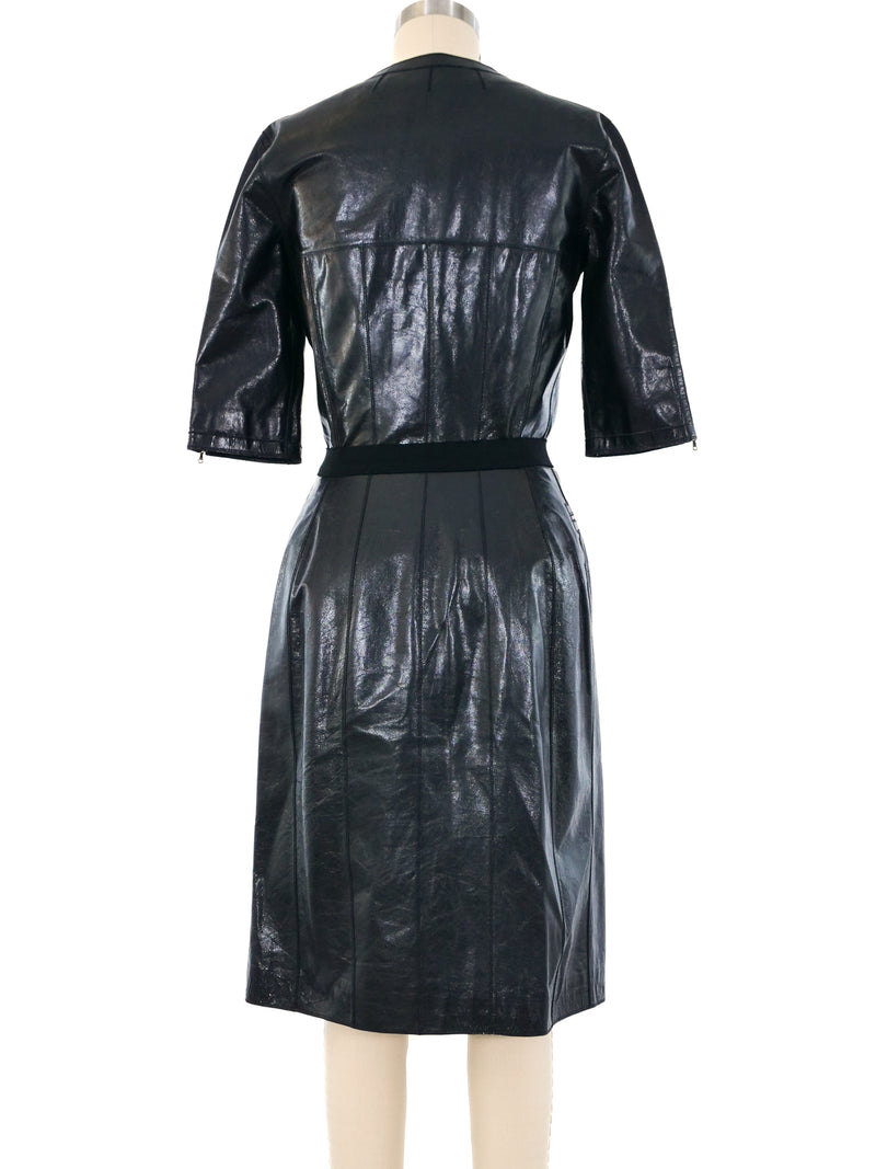 Loewe Leather Utility Dress Dress arcadeshops.com
