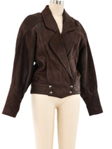 Christian Dior Leather Bomber Jacket Jacket arcadeshops.com