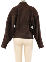 Christian Dior Leather Bomber Jacket Jacket arcadeshops.com