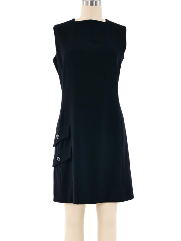 Gianni Versace Sleeveless Shift Dress Dress arcadeshops.com