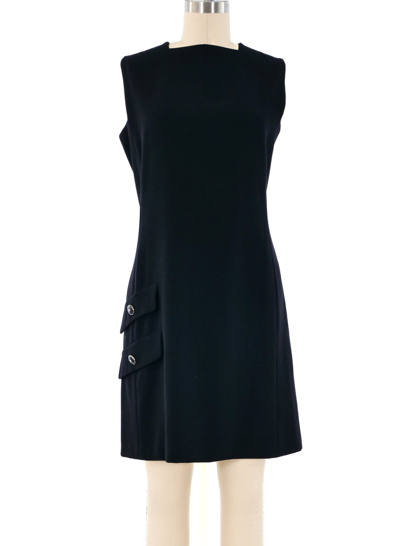 Gianni Versace Sleeveless Shift Dress Dress arcadeshops.com