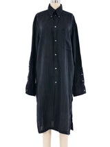 Alexander McQueen Linen Shirt Dress Dress arcadeshops.com