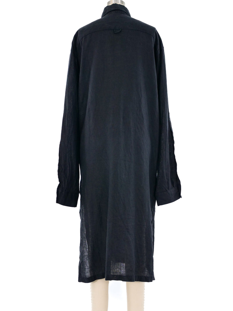 Alexander McQueen Linen Shirt Dress Dress arcadeshops.com