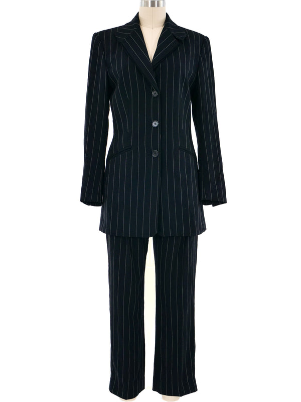 Escada Pinstripe Suit Suit arcadeshops.com