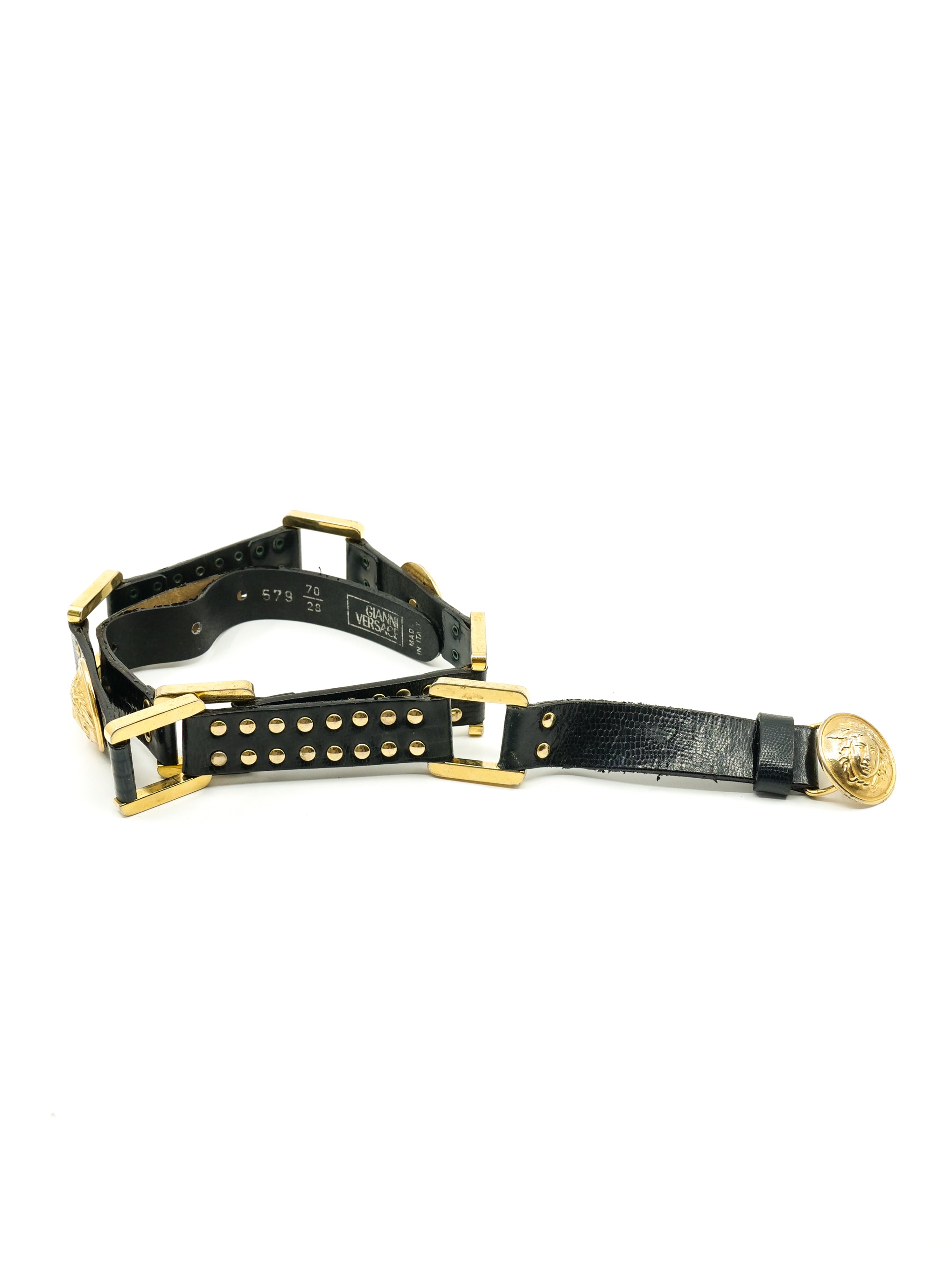 Versace shop studded belt