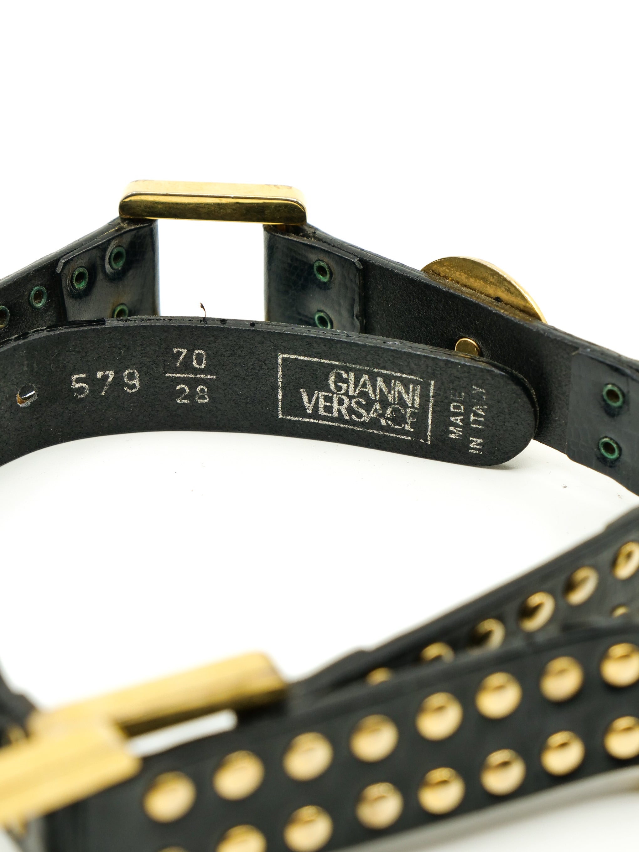 Versace shop studded belt