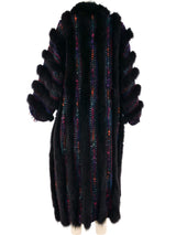 Hand Knit Fur Maxi Cardigan Outerwear arcadeshops.com