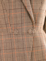 Thierry Mugler Glen Plaid Skirt Suit Suit arcadeshops.com