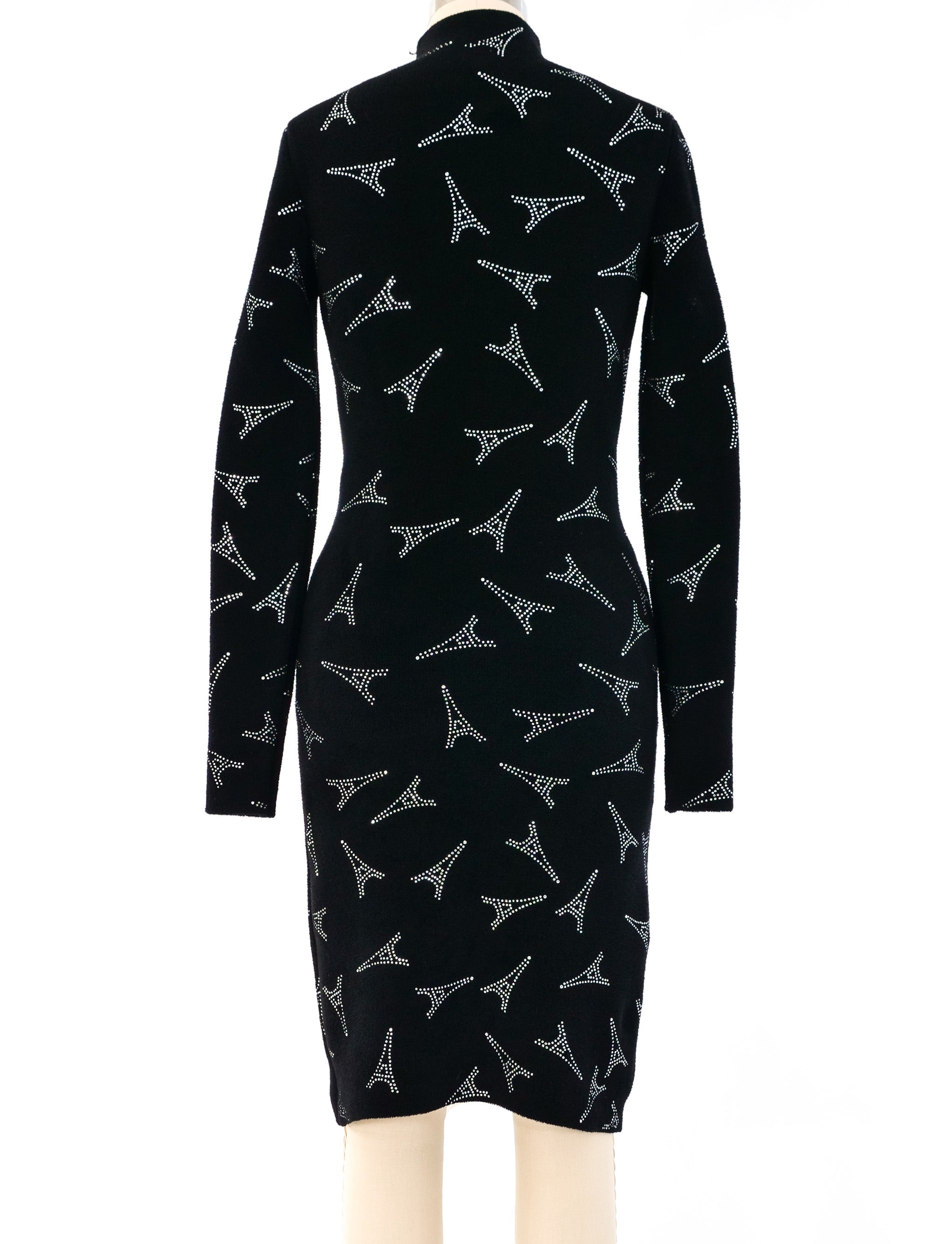 Balenciaga Crystal Embellished Eiffel Tower Dress