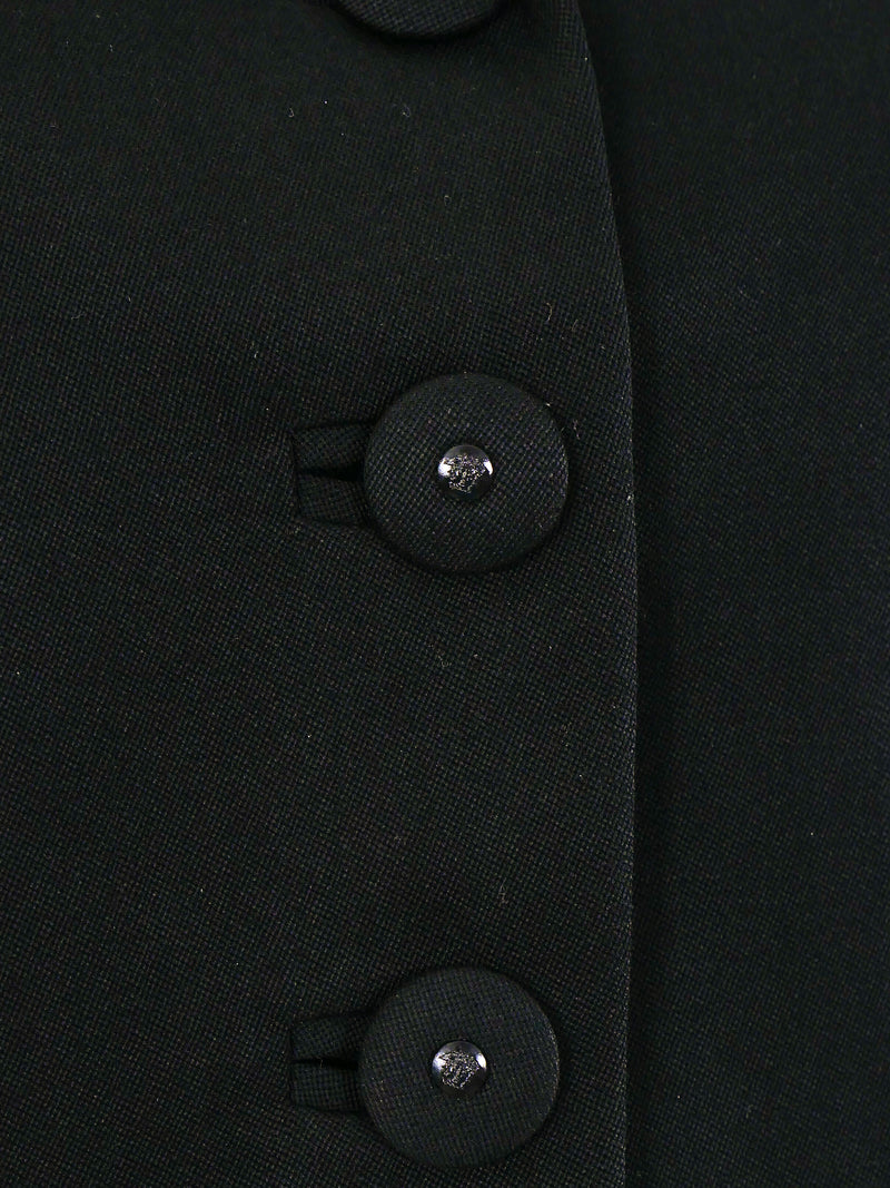Gianni Versace Cropped Wool Suit Suit arcadeshops.com