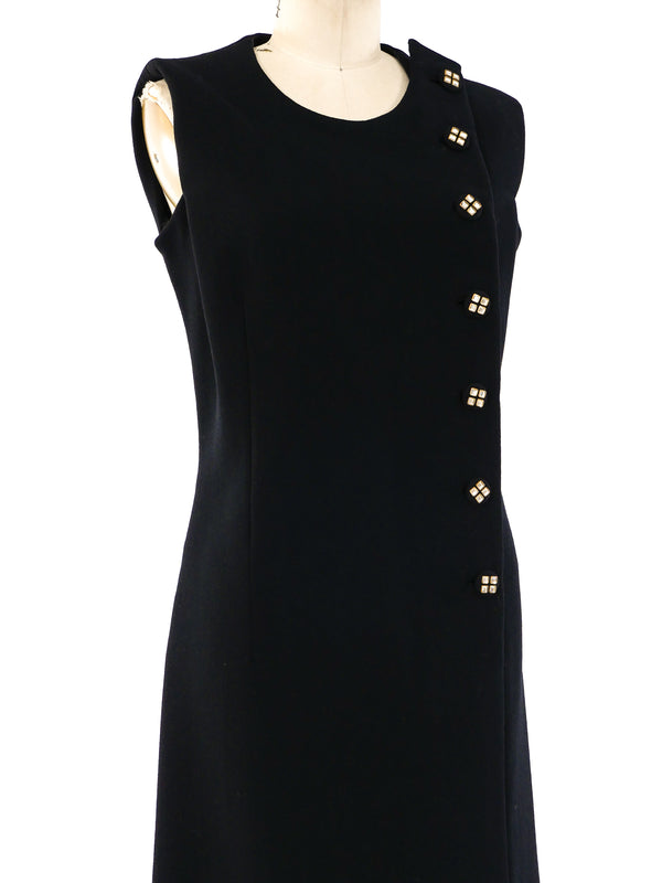 Pauline Trigere Sleeveless Crepe Dress Dress arcadeshops.com