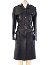 Gianni Versace Leather Utility Jacket Outerwear arcadeshops.com