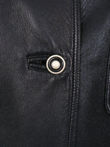 Gianni Versace Leather Utility Jacket Outerwear arcadeshops.com