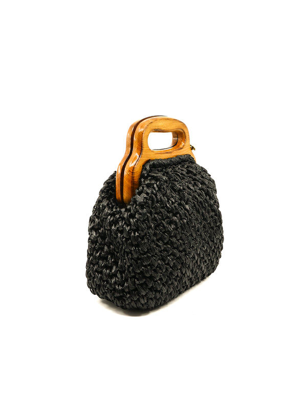 Raffia Top Handle Bag Accessory arcadeshops.com