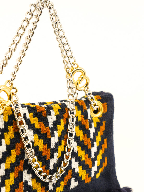 Upcycled Yves Saint Laurent Towel Bag Accessory arcadeshops.com