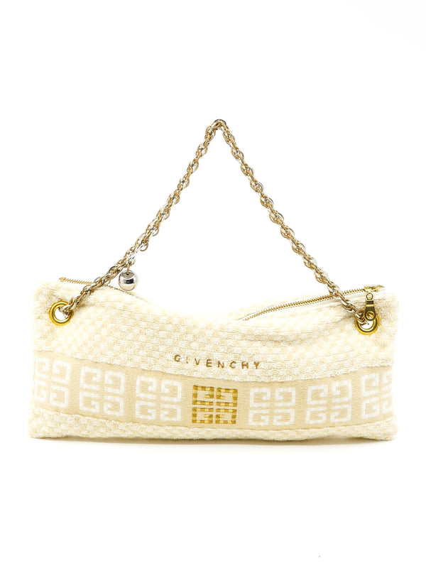 Upcycled Givenchy Towel Bag Accessory arcadeshops.com