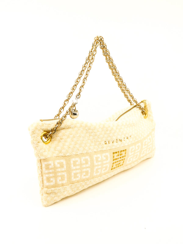 Upcycled Givenchy Towel Bag Accessory arcadeshops.com