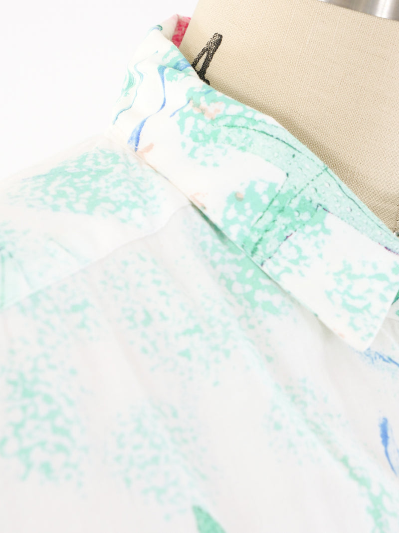 Aquatic Printed Jumpsuit Jumpsuit arcadeshops.com