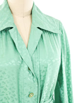 Malcolm Starr Silk Jacquard Shirt Dress Dress arcadeshops.com