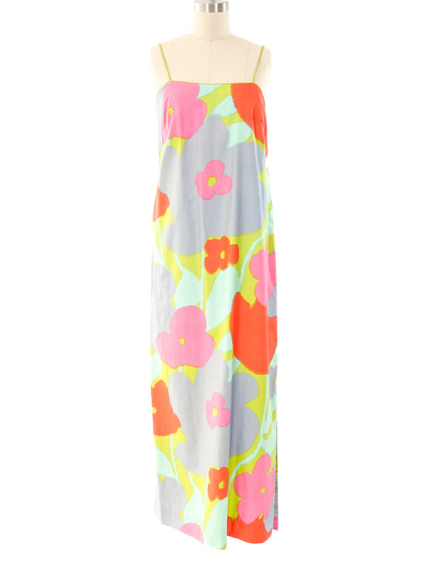 Shaheen Watercolor Floral Tank Dress Dress arcadeshops.com