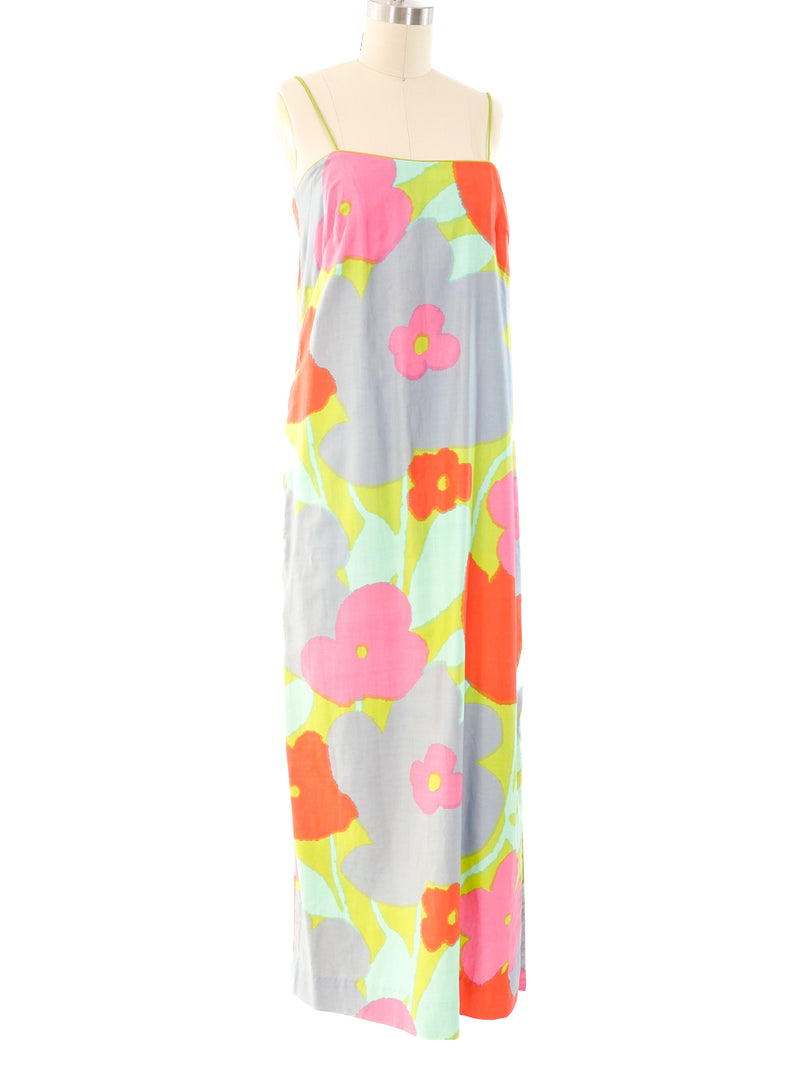 Shaheen Watercolor Floral Tank Dress Dress arcadeshops.com