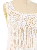 Crane Embellished Crochet Tank Dress Dress arcadeshops.com