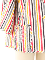 Striped Terry Lined Beach Jacket Jacket arcadeshops.com