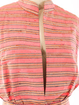 Striped Raw Silk Ensemble Suit arcadeshops.com