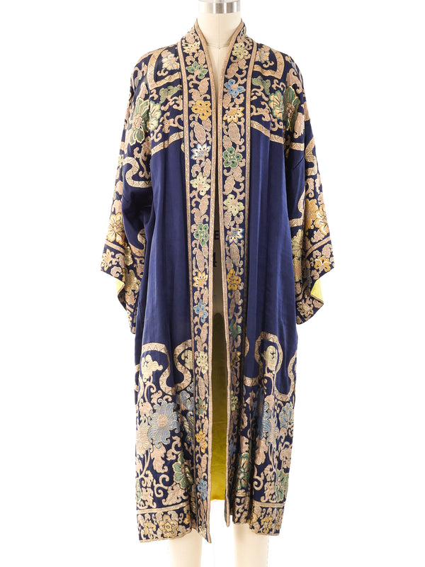 Metallic Brocade Japanese Robe Jacket arcadeshops.com