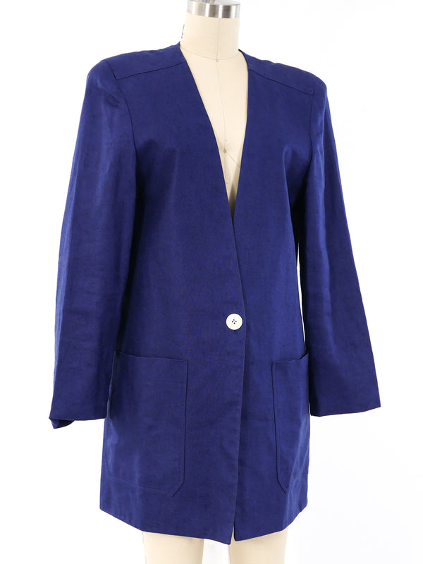 Christian Dior Linen Jacket Jacket arcadeshops.com