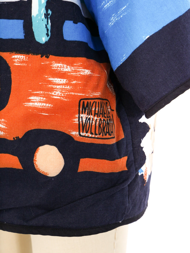 Michaele Vollbracht Cat Printed Jacket Jacket arcadeshops.com