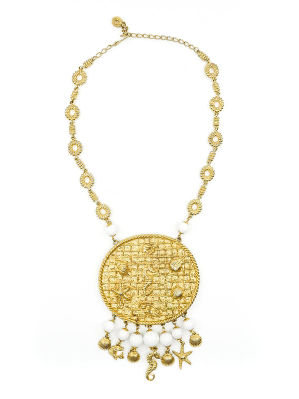 Aquatic Charm Pendant Necklace Accessory arcadeshops.com